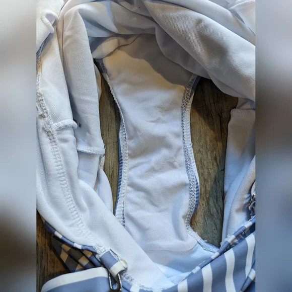 Boutique brand striped one piece swim suit - Picture 5 of 8